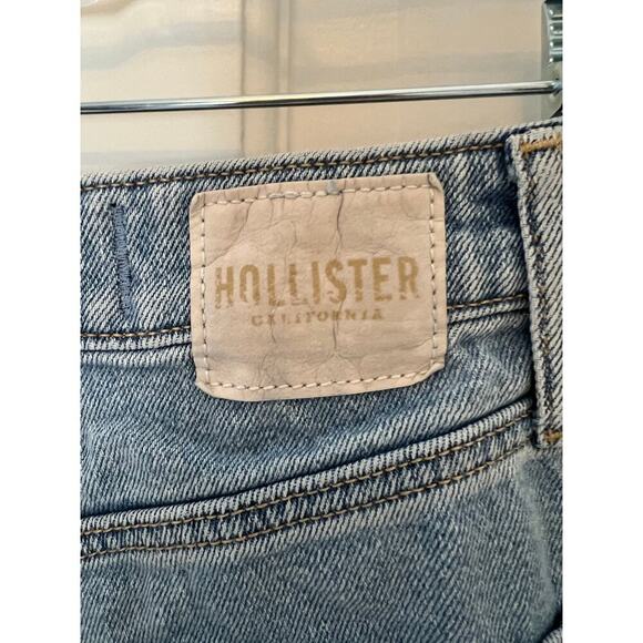 Hollister Women's 25 1R Butterfly Jeans Ultra High Rise Dad Light Wash L31 - Picture 8 of 14